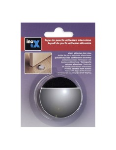 Tope adhesivo silencioso cromado (blister) inofix 2