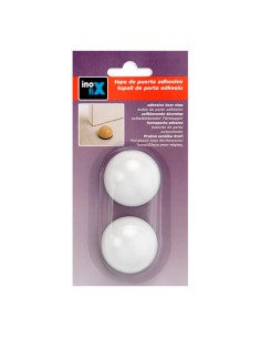 Tope adhesivo flexible blanco (blister 2 unid.) inofix 2