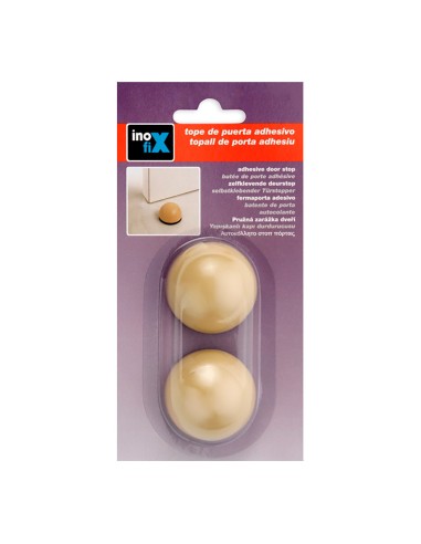 Tope adhesivo flexible beige (blister 2 unid.)...