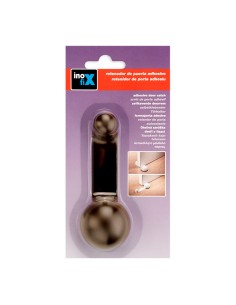 Tope retenedor giratorio adhesivo marron (blister) inofix 2