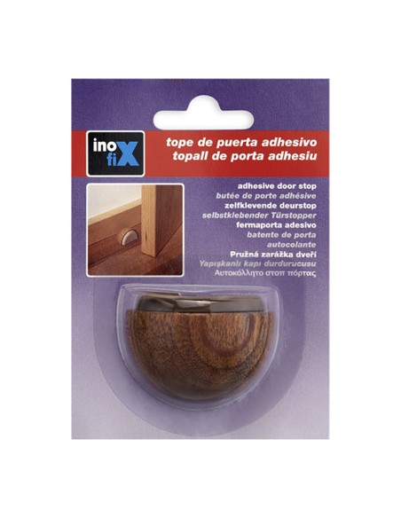 Tope madera adhesivo sapelly (blister) inofix