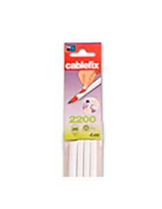 Cablefix adhesivo blanco 4 m 5,5 x 5 mm, blister 2