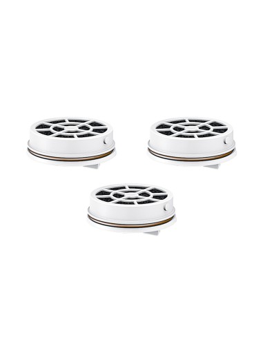 Pack de 3 filtros para botella de agua filtracion instantanea flow'ngo fd03a laica