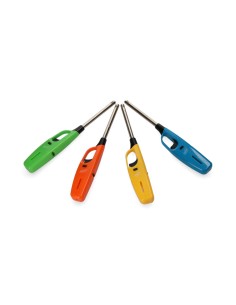 Encendedor modelo fashion longneck bbq 27,3x4x2,5cm recargable colores surtidos euro/u