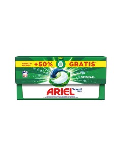 Detergente cápsulas 3 en 1 regular 38 dosis