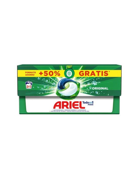 Detergente cápsulas 3 en 1 regular 38 dosis