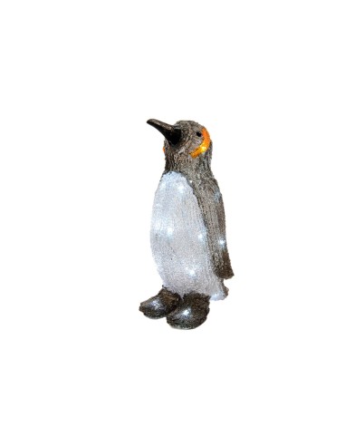 Figura pingüino de led acrilico exterior
