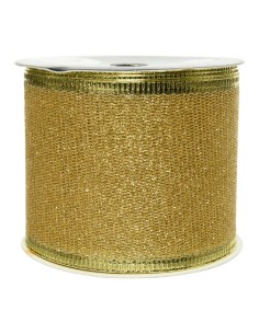 Lazo con purpurina dorado 270x6,3cm