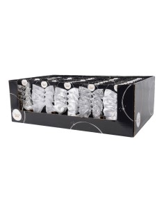 Lazos de poliester plata para decoración surtidos 2