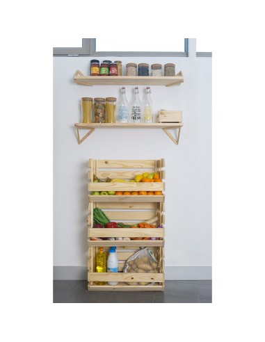 Caja apilable evolution pino sin barniz 100%...