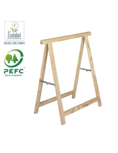 Caballete pino standar 75x73,5cm 100% pefc cert astigarraga