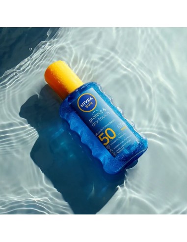 Loción solar invisible nivea sun f50 spray...