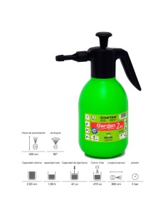 Vaporizador - pulverizador 2 l dimartino 2