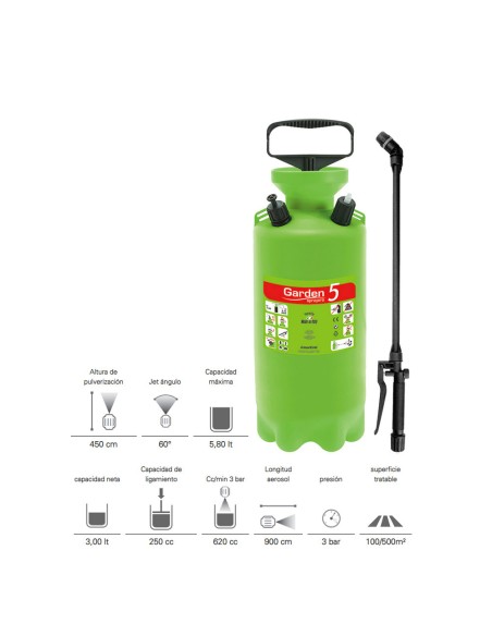Pulverizador / vaporizador 5 l