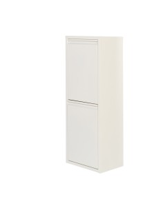 Armario metalico reciclaje 2 cajones blanco 92 x 35 x 25 cm 2
