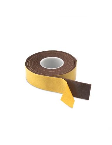 Pack 1 fieltro marron sintetico adhesivo 25x1500mm plasfix inofix