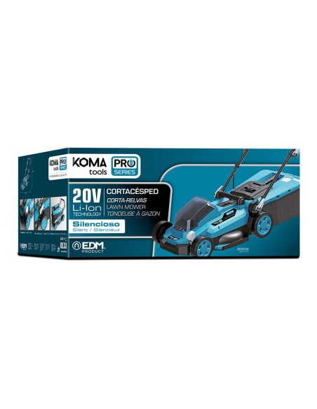 Cortacésped 20v (sin batería ni cargador) 97x93cm koma tools