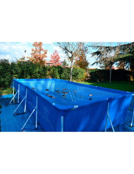 Malla para piscina 5x9m leaf pool cover