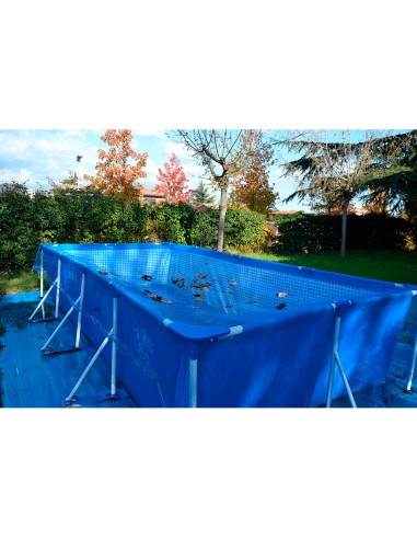 Malla para piscina 6x6m leaf pool cover
