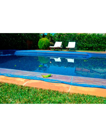Malla para piscina 7x7m leaf pool cover
