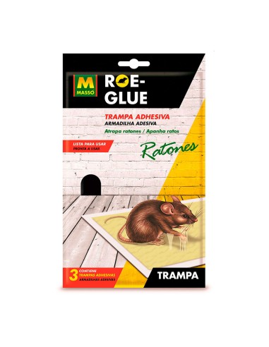 Trampa adhesiva ratones, 3 uds