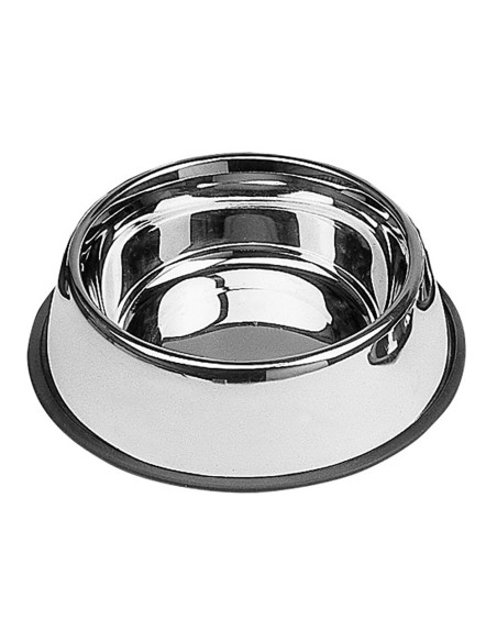Comedero acero inoxidable antideslizante 0,9 l ø26 cm