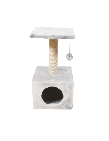 Rascador savanna town gris claro 60 x 30 x 30 cm