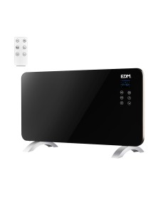 Convector con placa de cristal 1500w edm