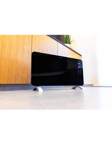 Convector con placa de cristal 2000w edm