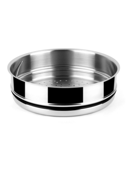 Olla maxima + tapa + steamer roja aluminio ø20 x 10 cm