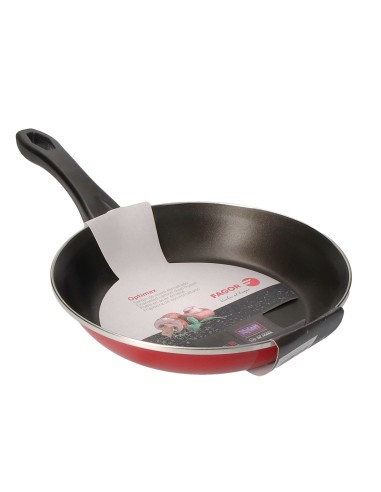 Sarten de acero aisi 430 optimax roja ø24 cm