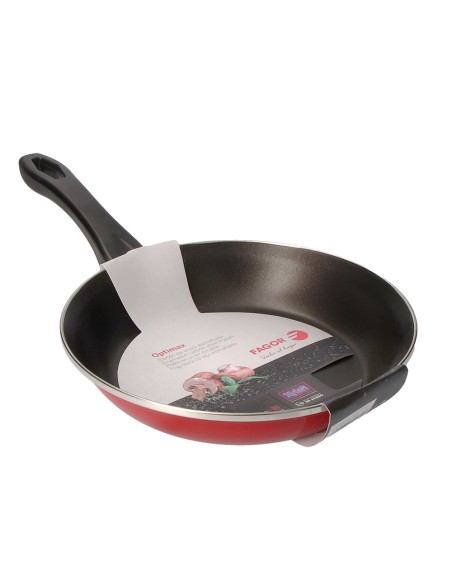 Sarten de acero aisi 430 optimax roja ø30 cm