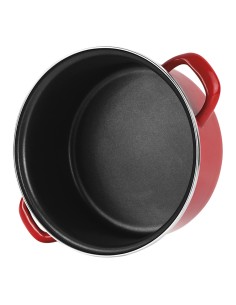 Tartera optimax roja acero esmaltado aisi 430 ø24 cm 2