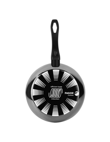Sarten de acero aisi 430 indutherm negra ø24 cm