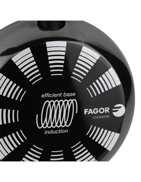 Sarten de acero aisi 430 indutherm negra ø24 cm