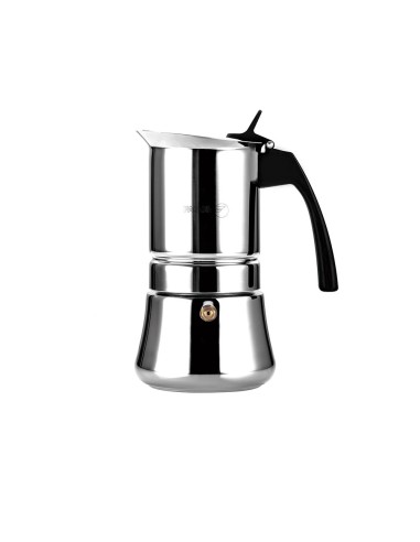 Cafetera etnica de acero inoxidable 18 / 10, 4 tazas