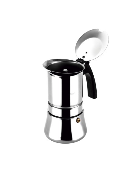 Cafetera etnica de acero inoxidable 18 / 10, 4 tazas