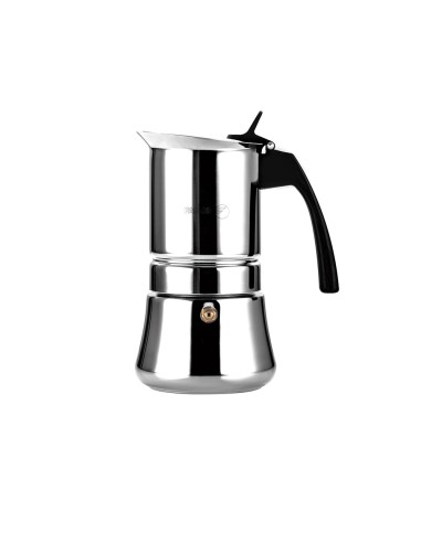 Cafetera etnica de acero inoxidable 18 / 10, 6 tazas