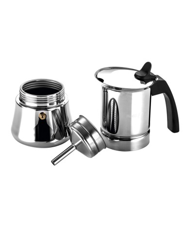 Cafetera etnica de acero inoxidable 18 / 10, 6...