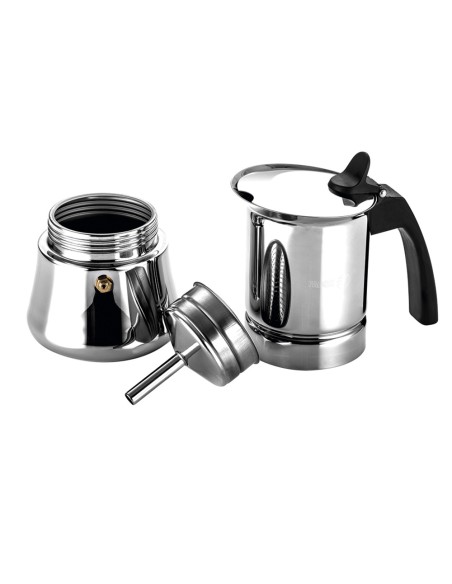 Cafetera etnica de acero inoxidable 18 / 10, 10 tazas