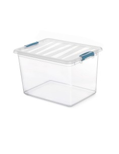 Caja katla transparente 20 l con asas ergonomicas 39 x 29 x 25,5 cm