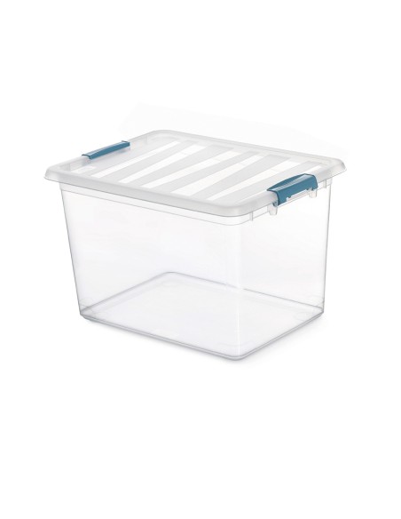 Caja katla transparente 20 l con asas ergonomicas 39 x 29 x 25,5 cm