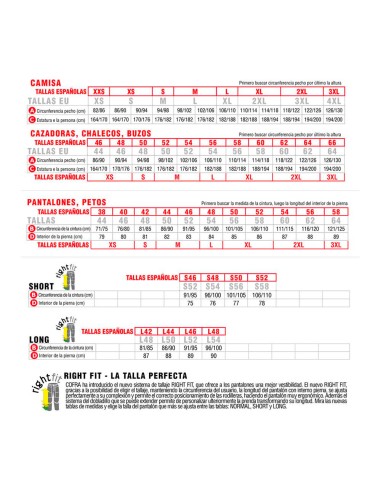 Pantalon hagfors gris oscuro negro cofra talla 46