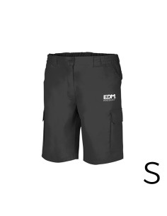 *merchandising* bermuda negra talla-s serigrafiada edm