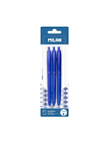 Boligrafos azul, 3 uds