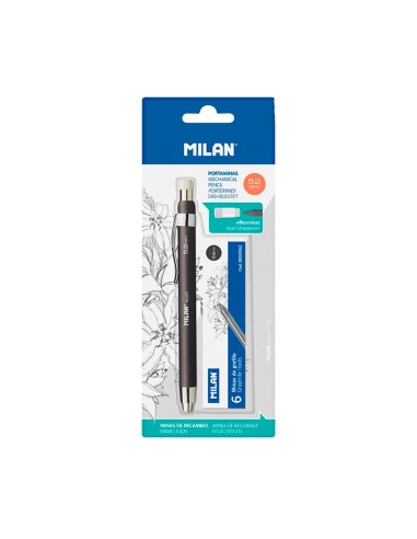 Blister con portaminas 5,2 mm + 6 minas recambio