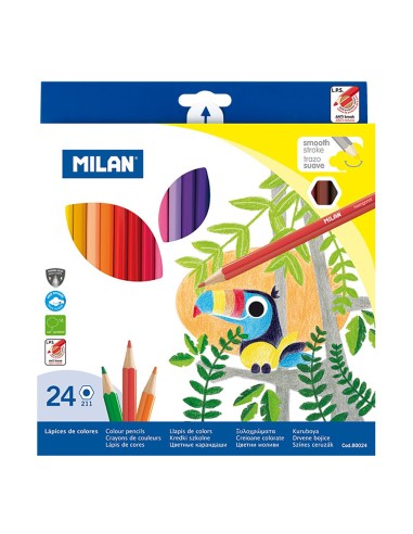 Pack con 24 lapices de colores