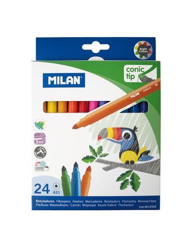 Rotuladores base agua punta conica ø5 mm...