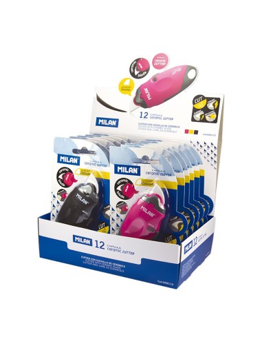 Cúter de hoja ceramica colores surtidos