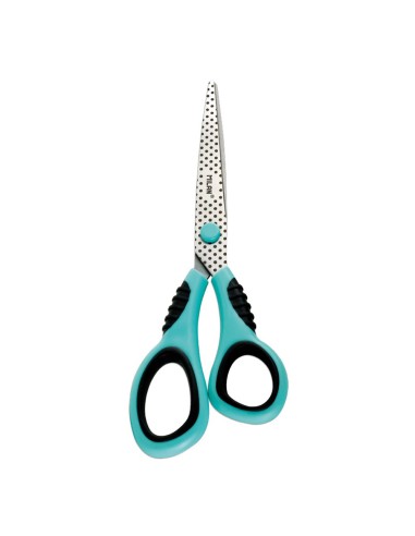 Tijeras de oficina azul 20,5 cm blister